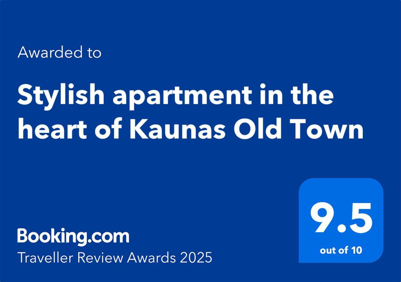 Stylish Apartment In The Heart Of Kaunas Old Town المظهر الخارجي الصورة
